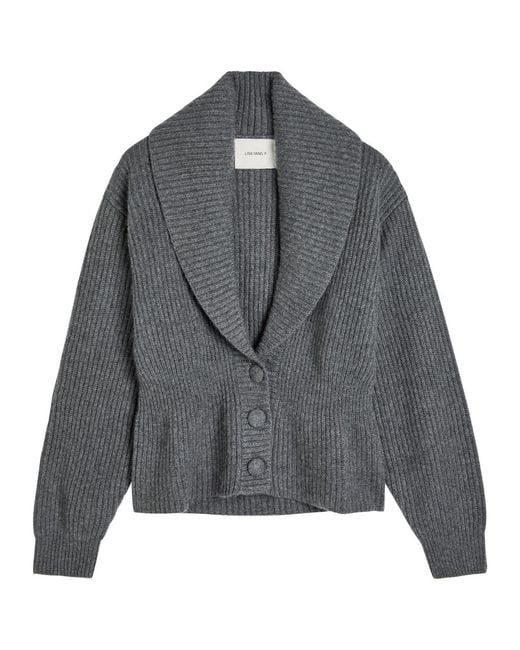 Lisa Yang Gray Alessandra Cashmere Cardigan