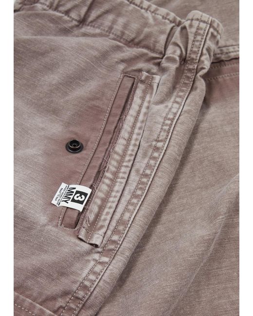 Maison Mihara Yasuhiro Gray Faded Cotton Cargo Trousers for men