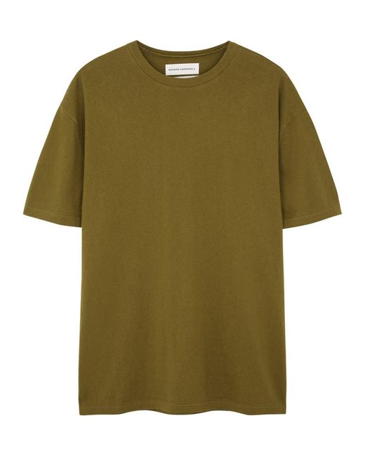 Extreme Cashmere Green N°269 Rik Cotton And Cashmere-Blend T-Shirt