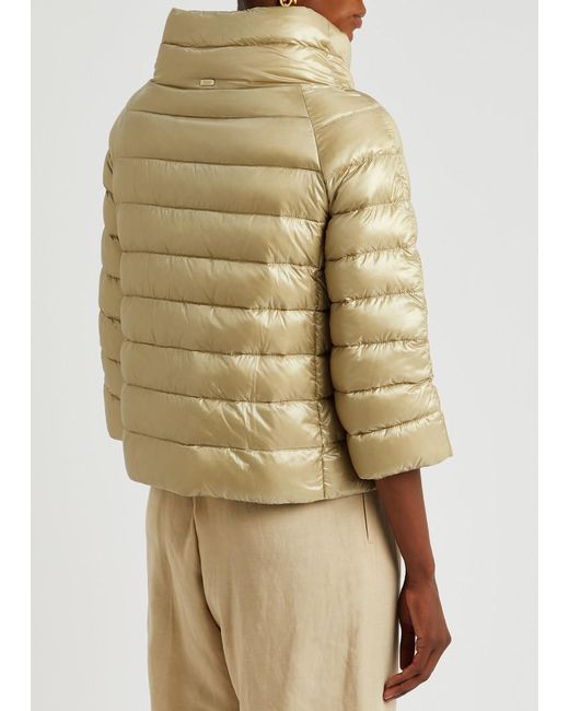 Herno Natural Sofia Quilted Shell Jacket