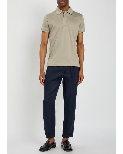 Raith Natural Santi Mercerized Cotton Polo Shirt for men