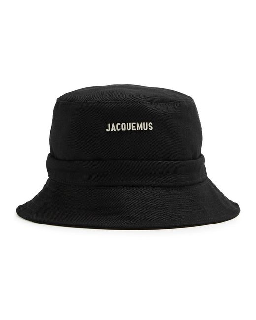 Jacquemus Black Le Bob Gadjo Canvas Bucket Hat