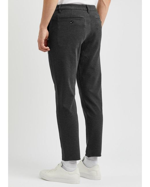 7 For All Mankind Gray Travel Stretch-jersey Trousers for men