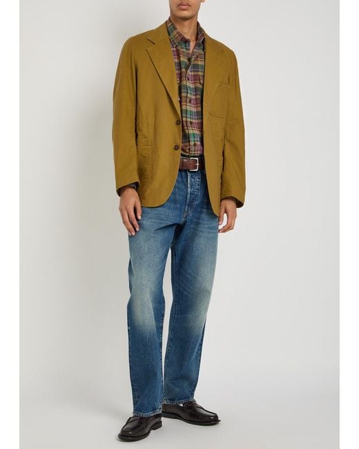 Polo Ralph Lauren Brown Plaid Cotton Shirt for men