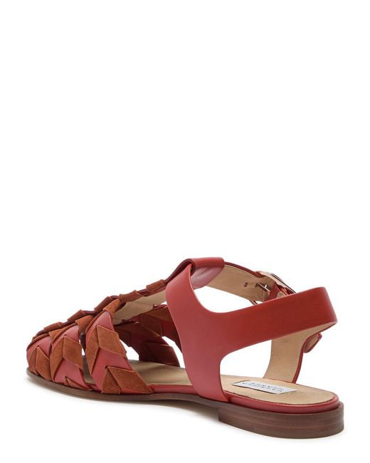 Gabriela Hearst Red Willow Leather Sandals