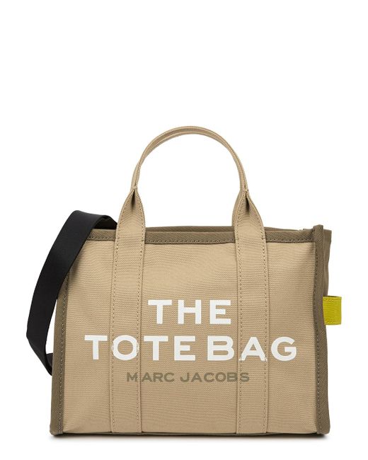 Marc Jacobs Green The Tote Small Olive Canvas Bag