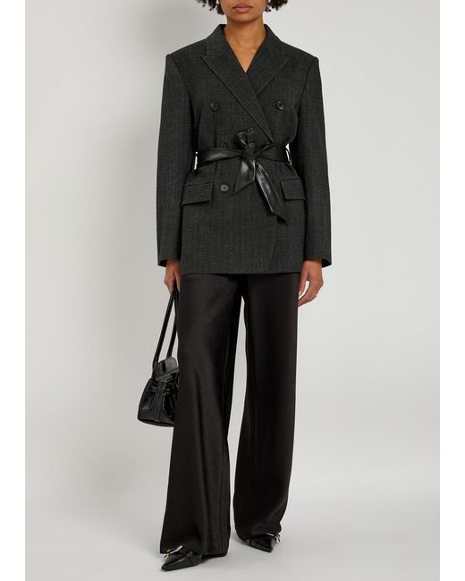 Rag & Bone Black Virginia Seersucker Blazer