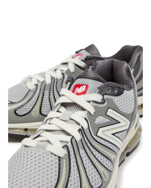 New Balance White 1980 Panelled Mesh Sneakers for men
