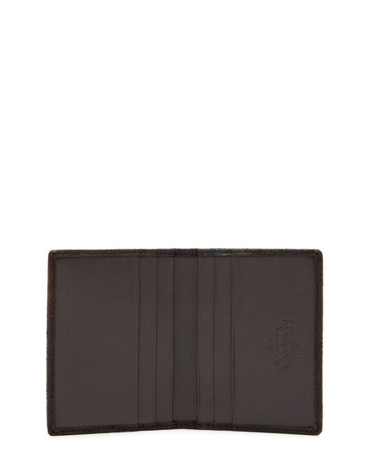 Vivienne Westwood Black Leather Card Holder for men