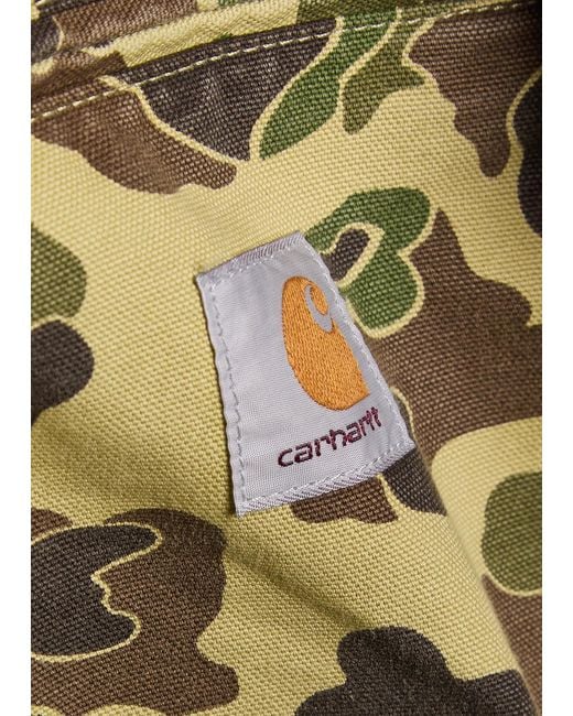 Carhartt Green Duck Detroit Canvas Jacket for men