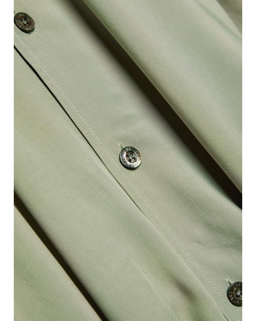 CHE Green Valbonne Stripe-Trimmed Shirt for men