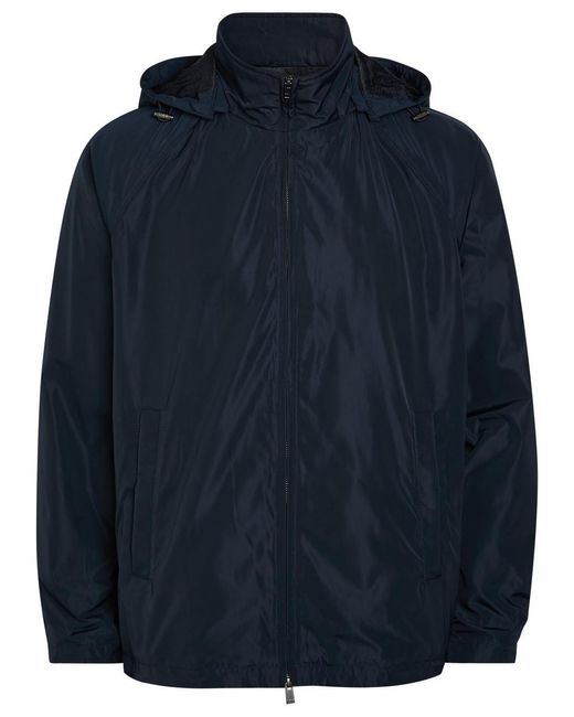 Boss Blue Carlen Hooded Shell Jacket for men