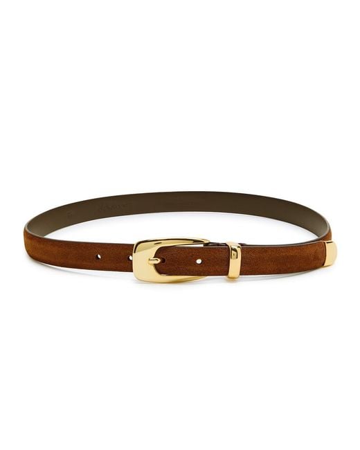 Andersons Brown Suede Belt