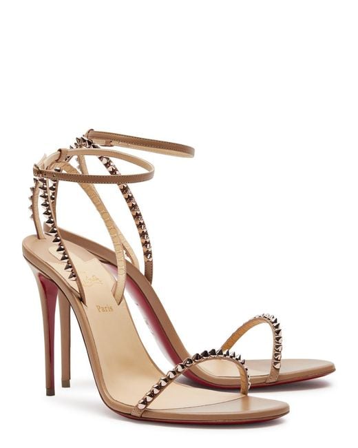 Christian Louboutin Natural So Me 100 Leather Sandal