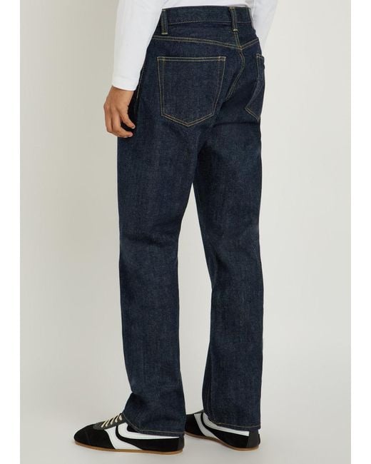 Blue Blue Japan Blue Relaxed Straight-Leg Jeans for men