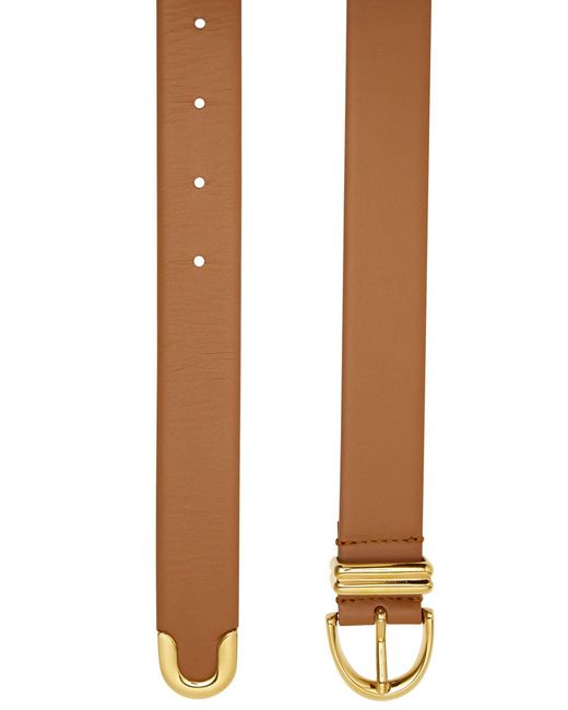 Khaite Brown Bambi Leather Belt