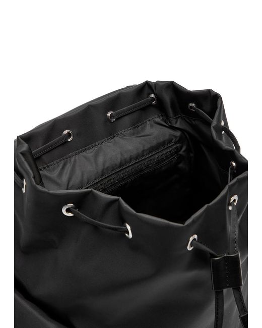 Ganni Black Bucky Nylon Backpack