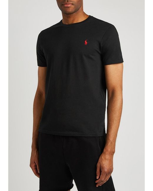 Polo Ralph Lauren Black Cotton T-Shirt for men