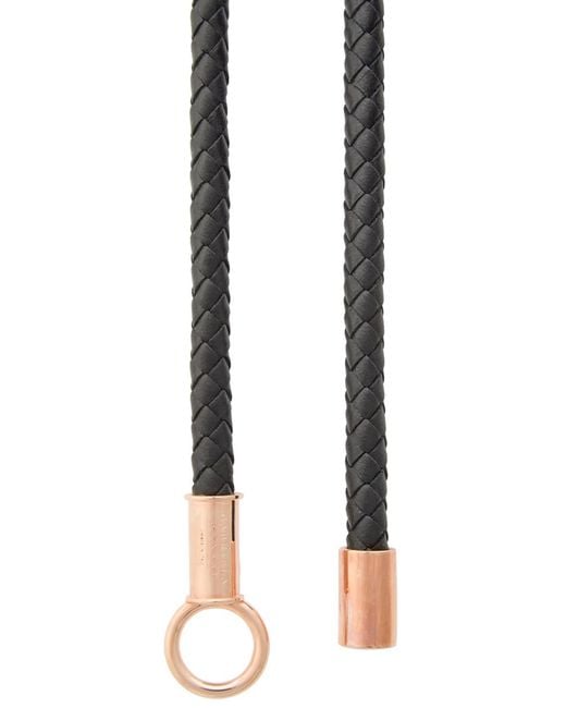 Gabriela Hearst Black Rope Leather Belt