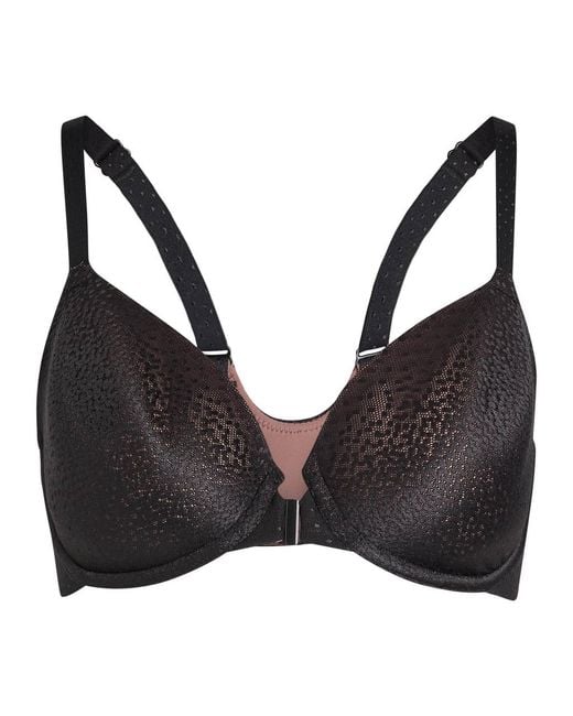 Wacoal Black Back Appeal Embroidered Underwired Bra