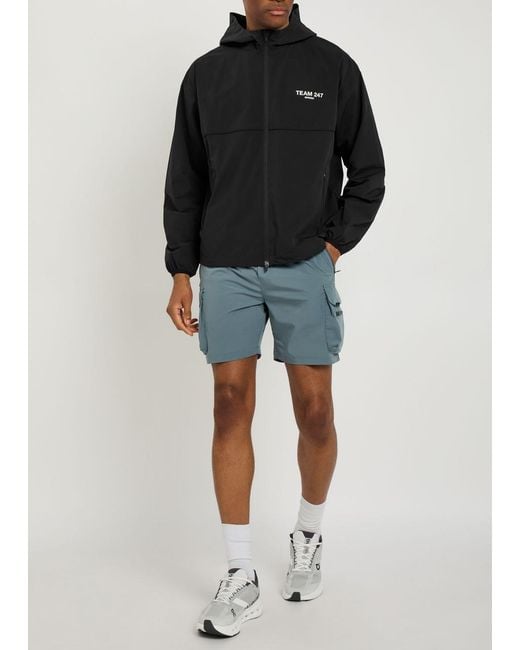 Represent Black 247 Hooded Shell Jacket for men