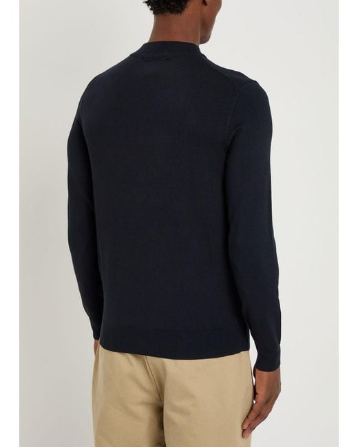 Raith Blue Noah Knit Jumper for men