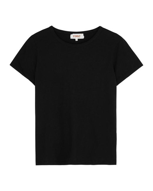 YMC Black Day Slubbed Cotton T-shirt