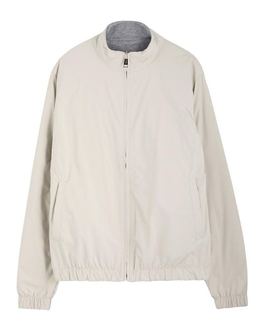 Aurélien White Resort Reversible Shell Jacket for men