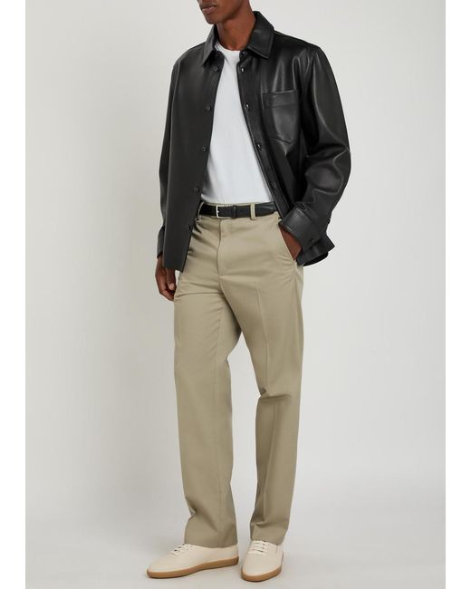Boss Black Movitz Leather Jacket for men