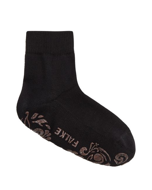 Falke Black Light Cuddle Pads Cotton-Blend Socks