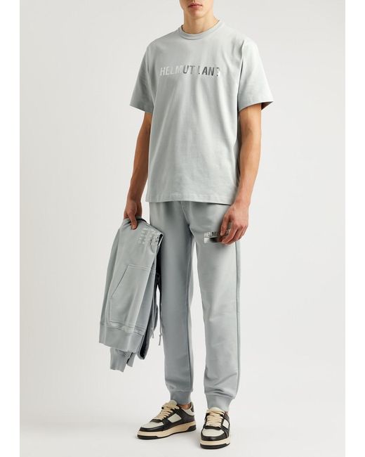 Helmut Lang White Outerspace Logo-print Cotton T-shirt for men