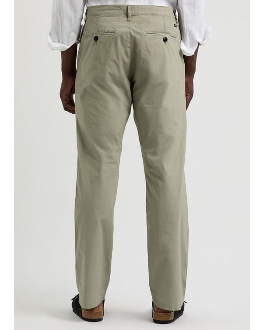Citizens of Humanity Natural Elijah Stretch-Cotton Poplin Chinos for men