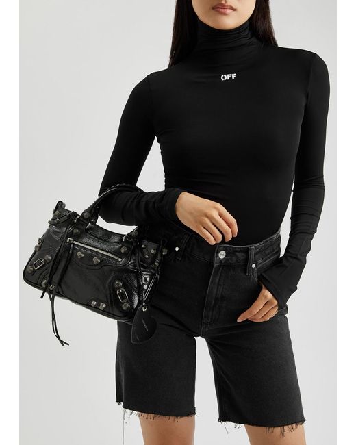 Balenciaga Black Le Cagole Medium Top Handle Bag