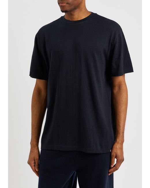 Extreme Cashmere Blue N°269 Rik Cotton-blend T-shirt for men