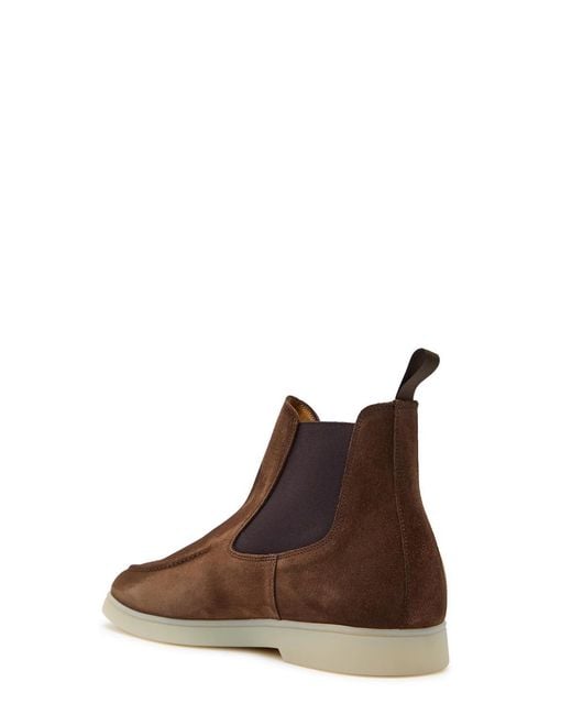 Aurélien Brown City Suede Chelsea Boots for men