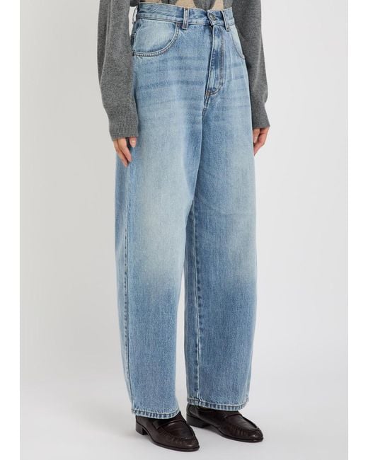 Rohe Blue Berber Barrel-Leg Jeans