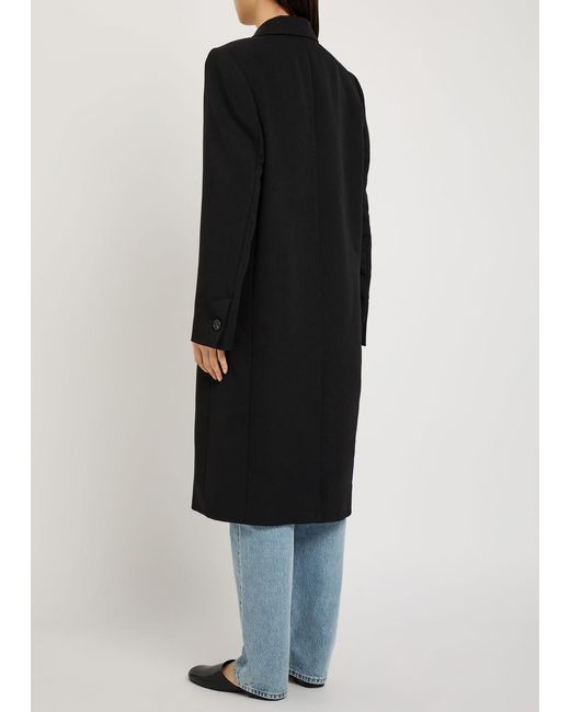 Totême  Black Wool-Blend Coat