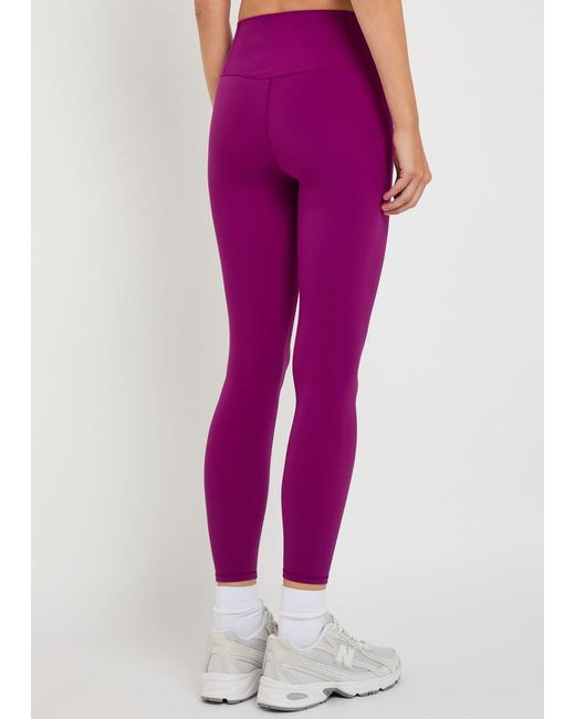 vuori Purple All The Feels Stretch-Jersey Leggings