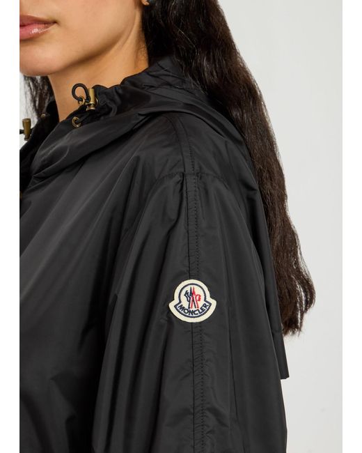 Moncler Black Hiengos Nylon Parka