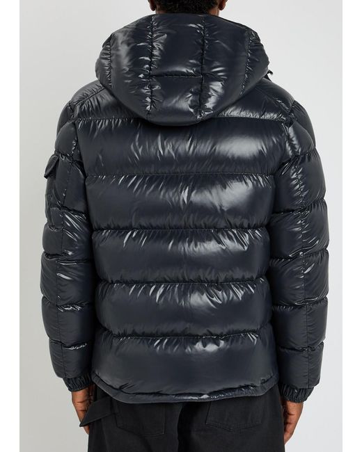 Moncler Black Maya Padded Shell Jacket for men