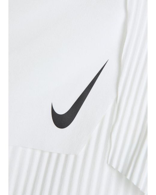 Nike White Aeroswift Dri-Fit Adv Stretch-Jersey Running Shorts