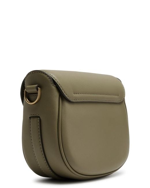 Marc Jacobs Green The J Marc Small Leather Saddle Bag