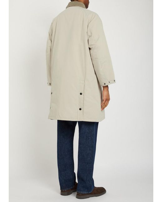 Barbour Natural Exmoor Padded Cotton-Blend Jacket for men