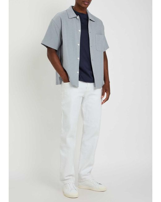 Citizens of Humanity White Elijah Relaxed Straight-Leg Jeans for men