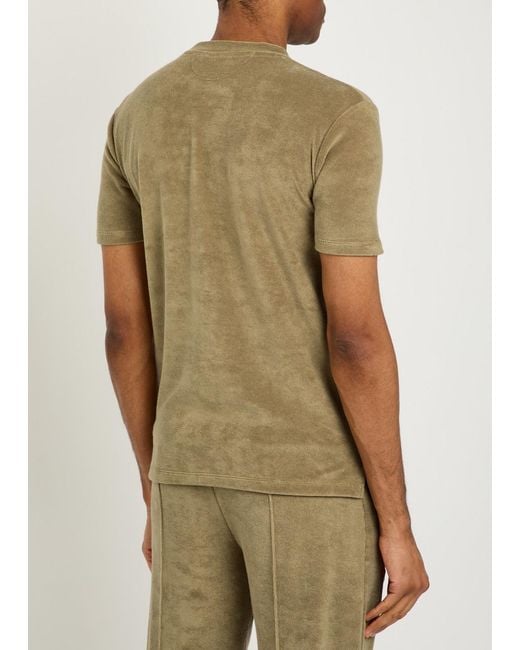 Aurélien Green Terry T-Shirt for men