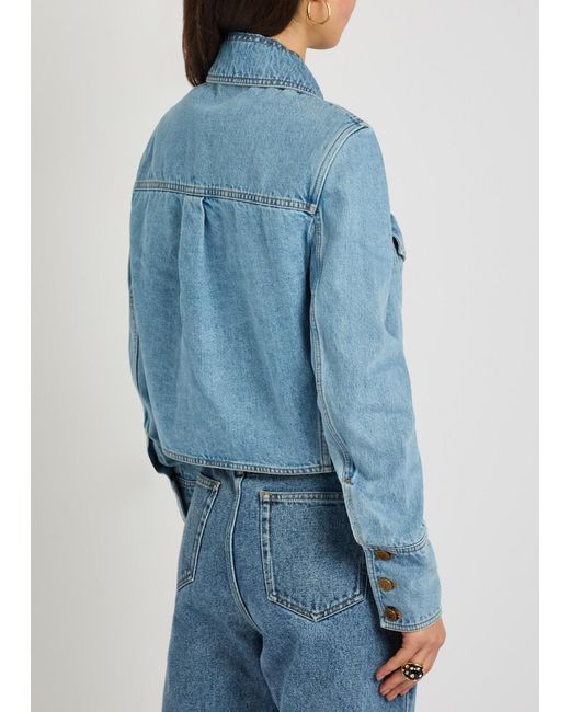 Balmain Blue Denim Jackets