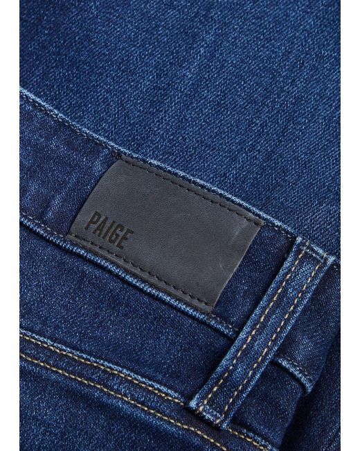 PAIGE Blue Anessa Wide-Leg Jeans