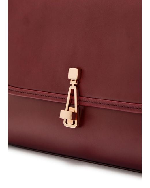 Gabriela Hearst Purple Leonora Medium Leather Top Handle Bag
