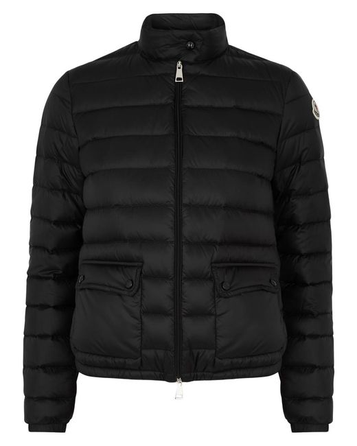 Moncler Black Lans Quilted Shell Jacket