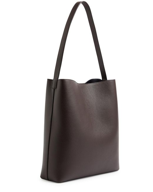 Aesther Ekme Black Sac Grained Leather Tote